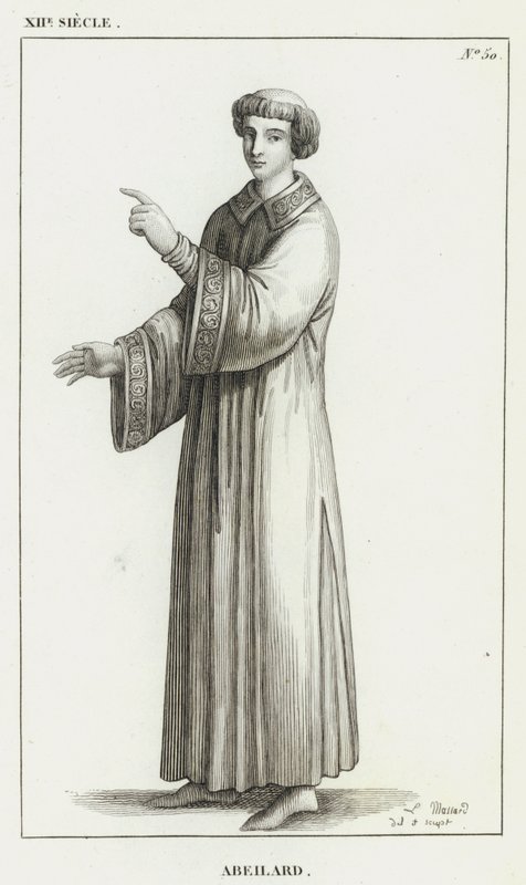 XII. století, Abeilard (rytina) od French School
