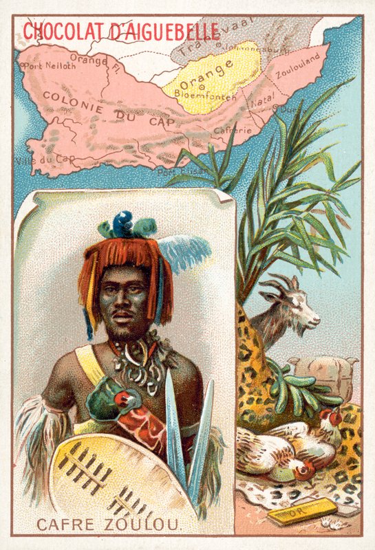 zuluština (chromolitho) od French School