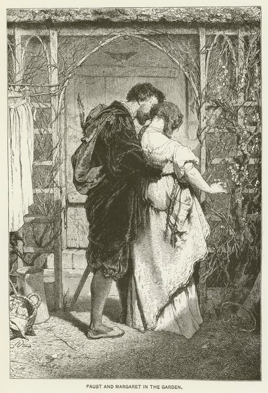 Faust a Markéta v zahradě od Gabriel Max