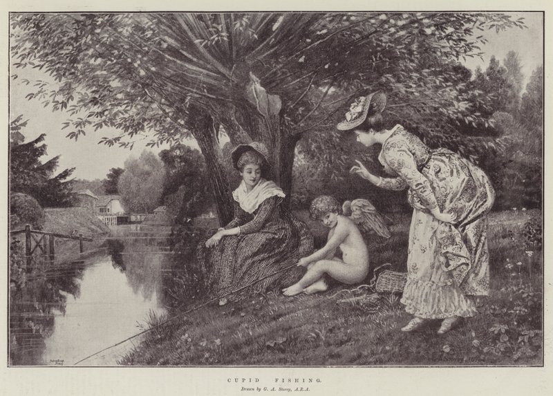 Amor rybaření od George Adolphus Storey