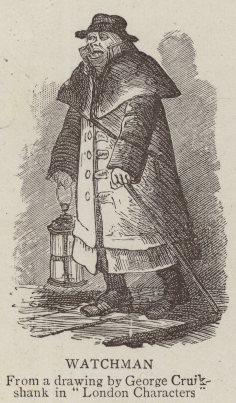 Hlídač od George Cruikshank