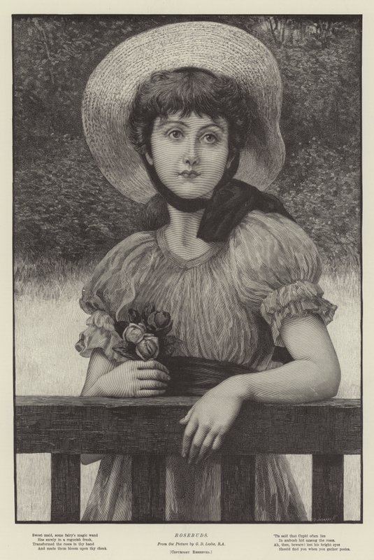 Poupata růží od George Dunlop Leslie