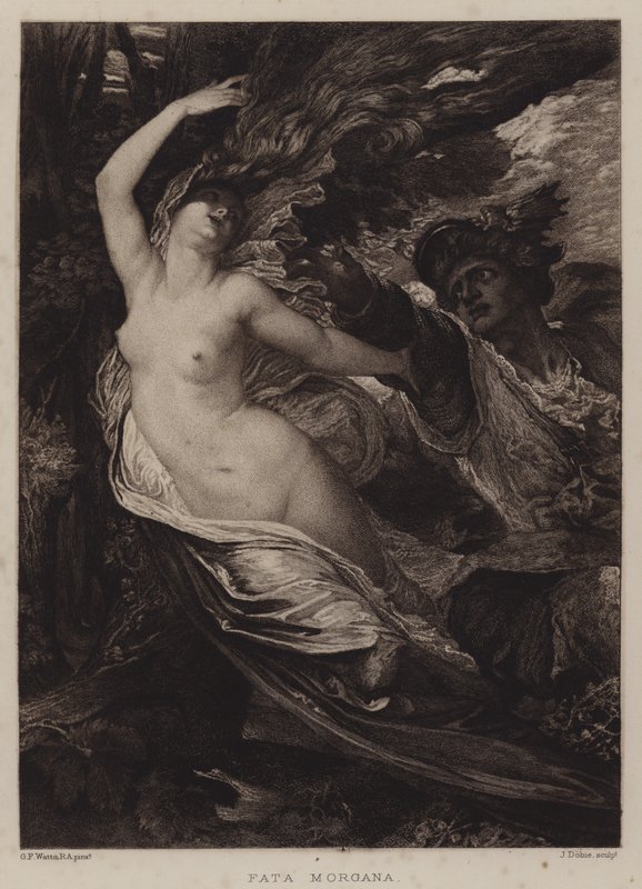 Morgana dívka od George Frederick Watts