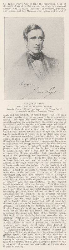 Sir James Paget od George Richmond