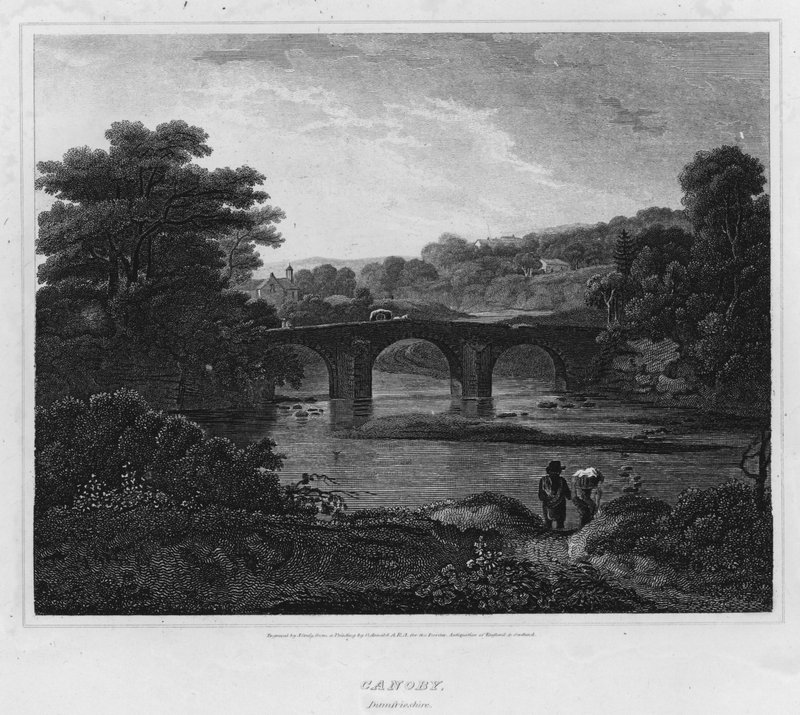 Canonbie, Dumfriesshire (rytina) od George (after) Arnald