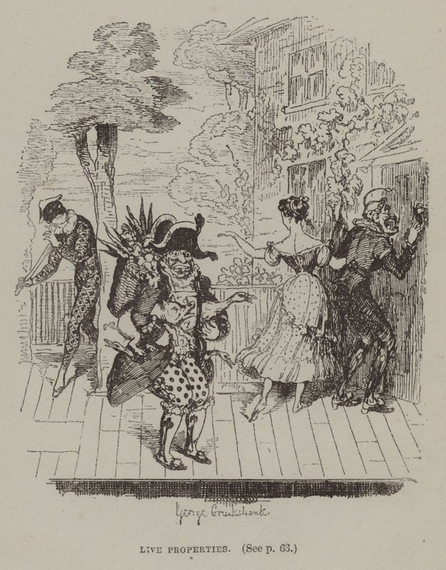 Live Properties (gravírování) od George (after) Cruikshank