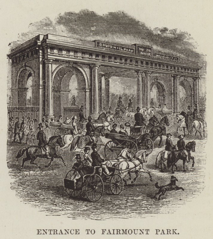 Vstup do Fairmount Parku od George Augustus Sala