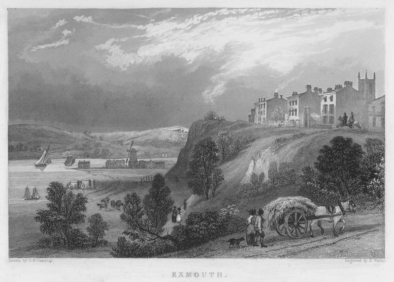 Exmouth (rytina) od George Bryant Campion