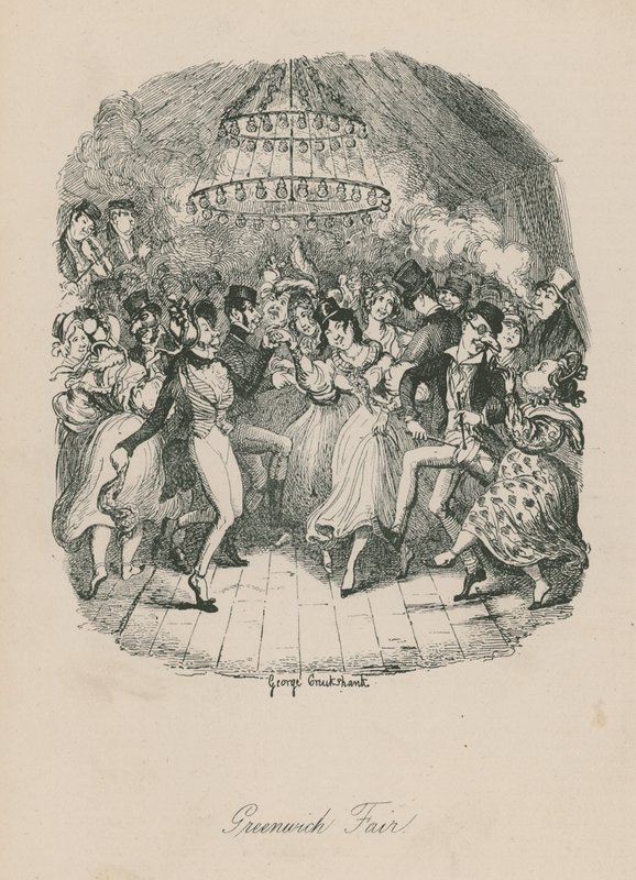 Greenwichský veletrh od George Cruikshank