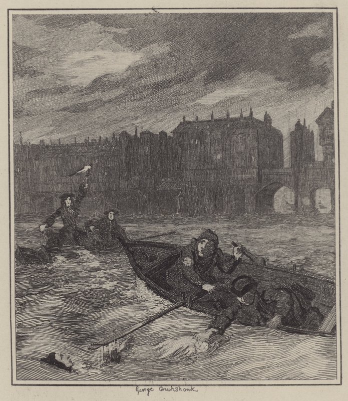 Ilustrace pro Jacka Shepparda od George Cruikshank