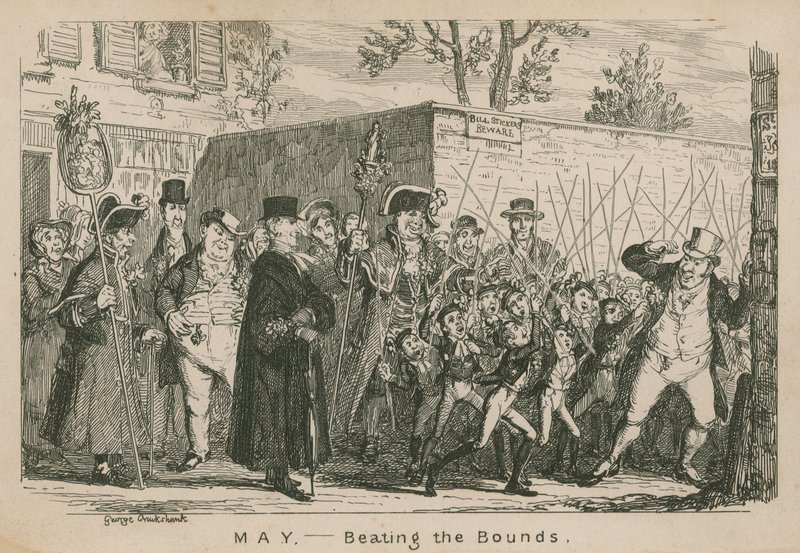 Květen - Porážet hranice od George Cruikshank