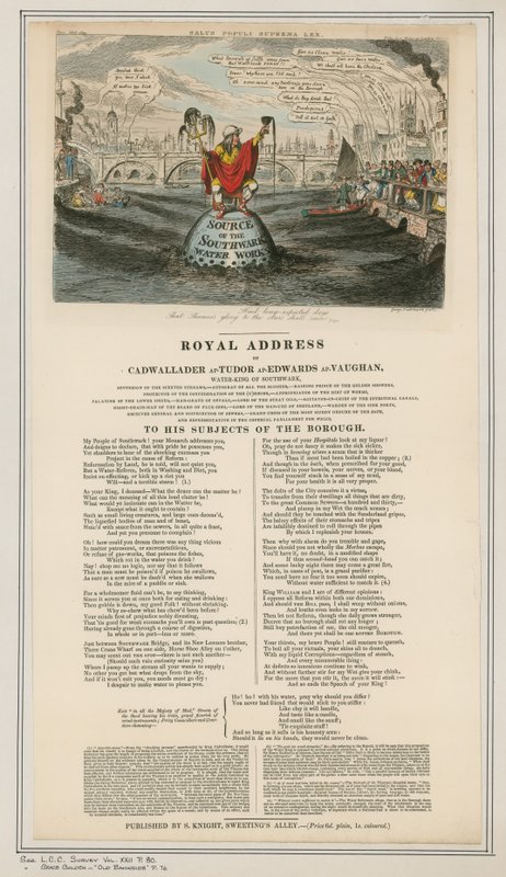 Vodárna Southwark od George Cruikshank
