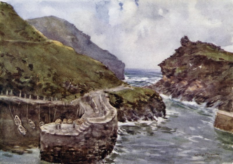 Boscastle (barva lito) od George Franck Nicholls