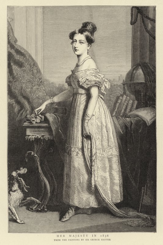 Její Veličenstvo v roce 1836 od George Hayter