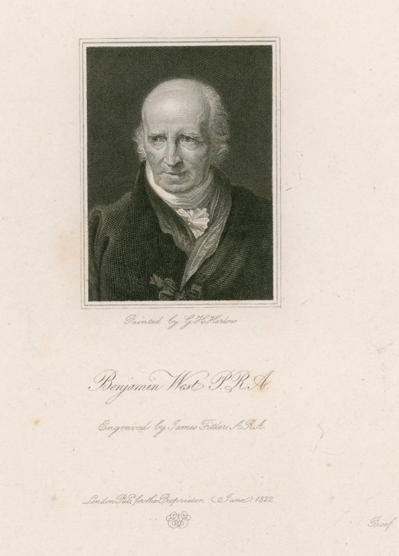 Benjamin západ od George Henry Harlow