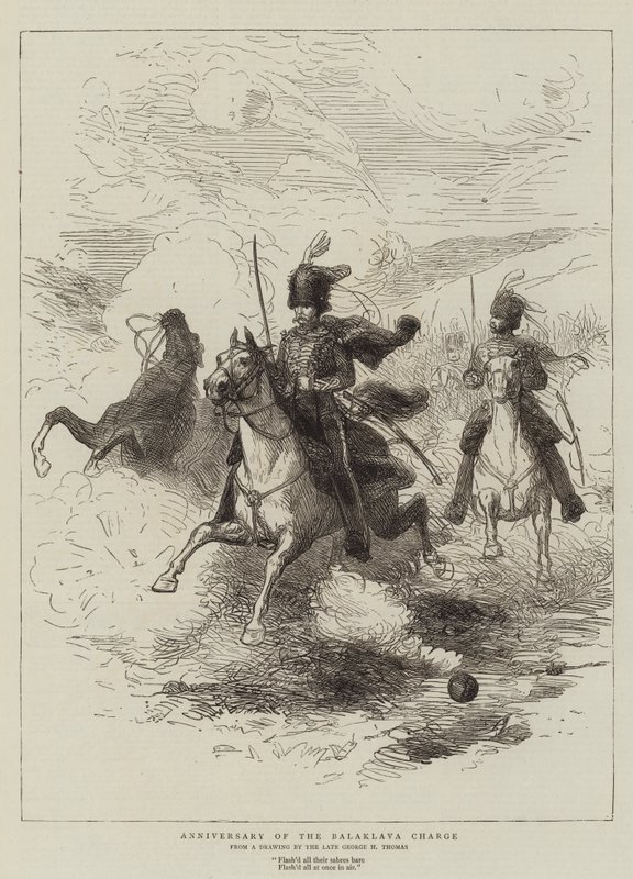 Výročí Balaklava Charge od George Housman Thomas