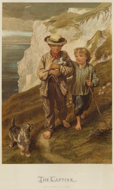 The Captive (chromolitho) od George Housman Thomas