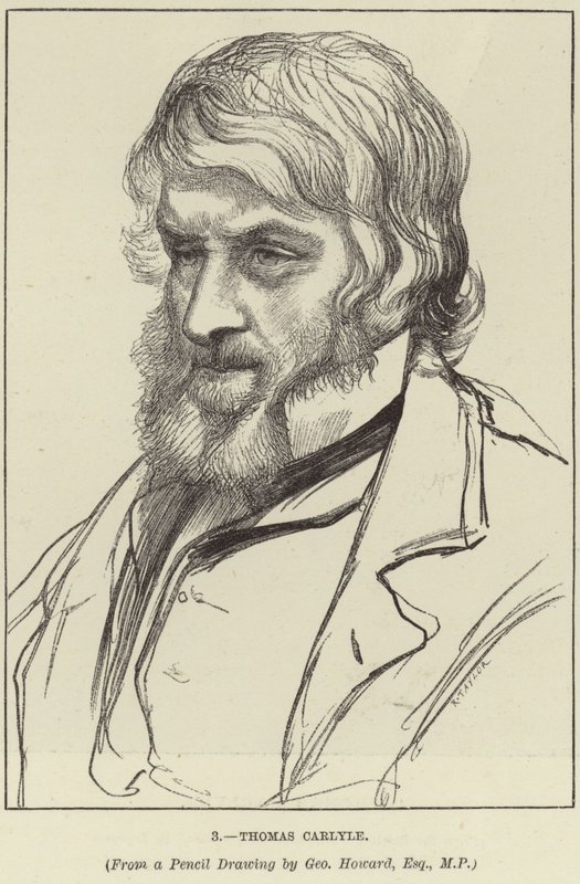 Portrét Thomase Carlylea od George Howard