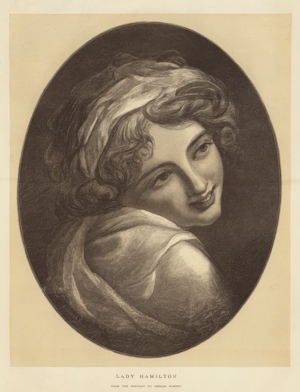 Lady Hamiltonová od George Romney