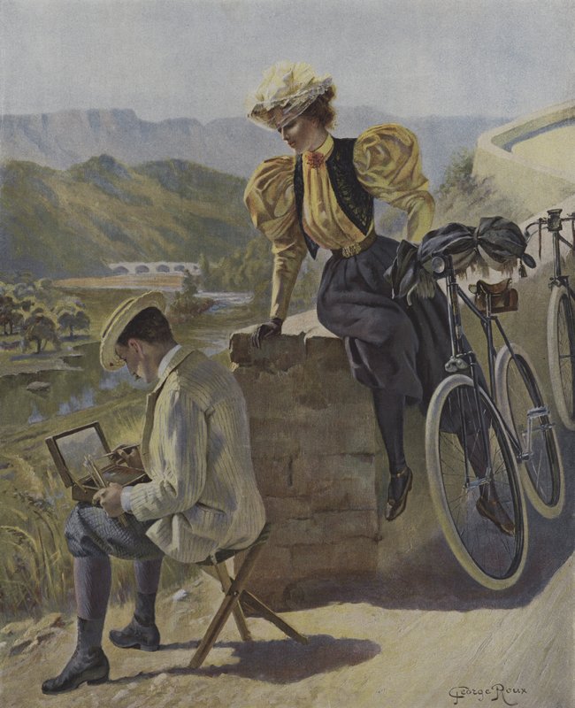 Umění a cyklistika od George Roux