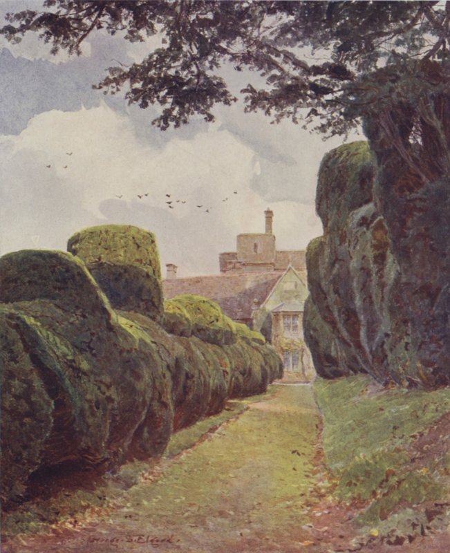 Yew Alley, Rockingham od George Samuel Elgood