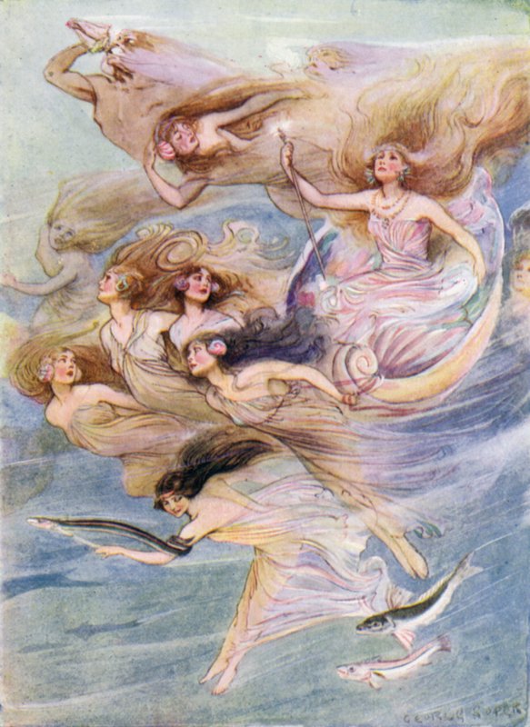 Perseus: Královna Galatea (barevné lito) od George Soper