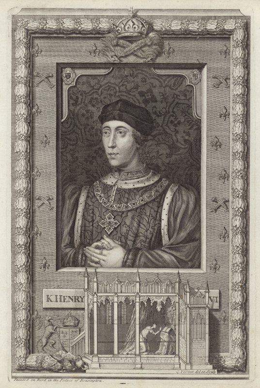 Král Jindřich VI (rytina) od George Vertue