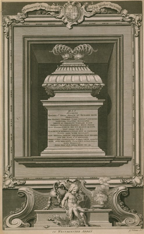 Památník princů ve věži od George Vertue