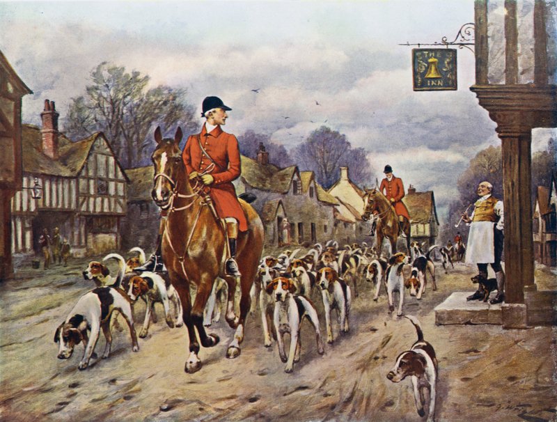 Přes The Village Street od George Wright