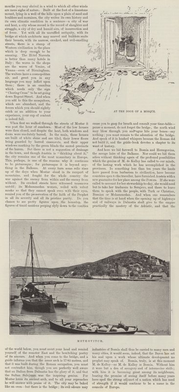 Náčrtky Bosny od Georges Bertin Scott