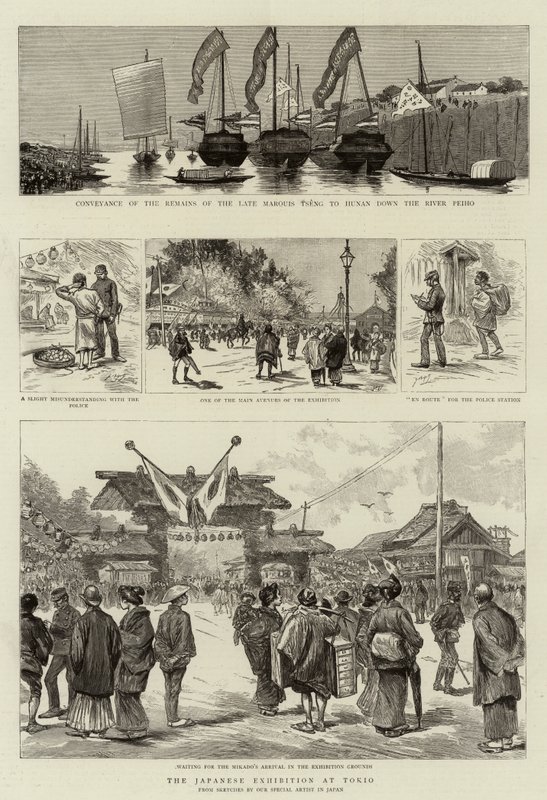 Japonská výstava v Tokiu od Georges Ferdinand Bigot
