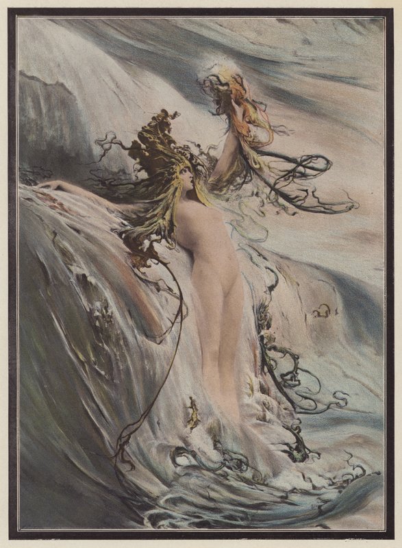 Velká vlna (barva lito) od Georges Clairin