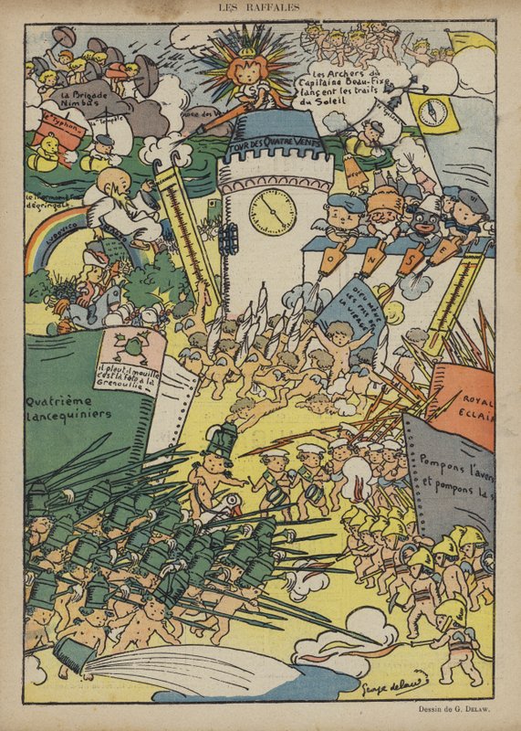 Ilustrace pro Le Rire od Georges Delaw