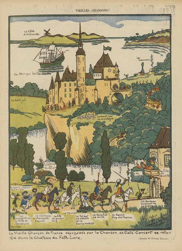 Ilustrace pro Le Rire od Georges Delaw