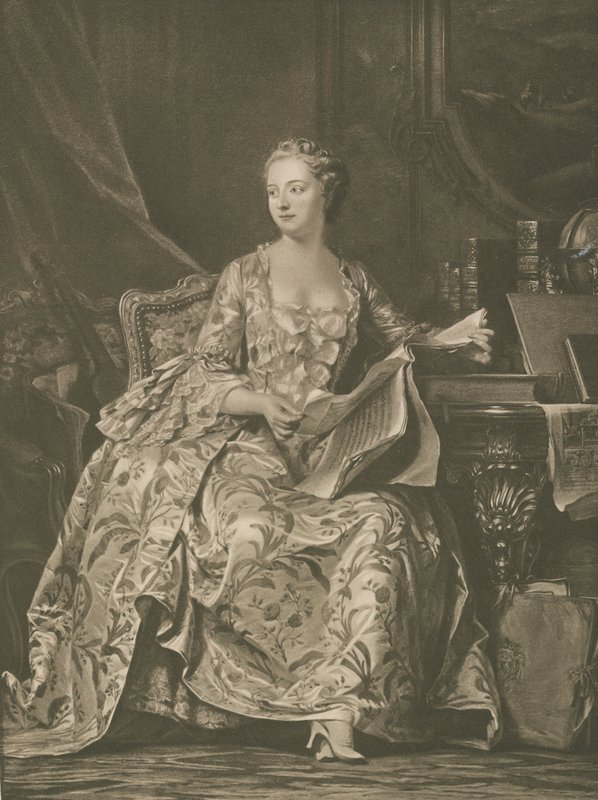 Madame De Pompadour od Georges de la after Tour