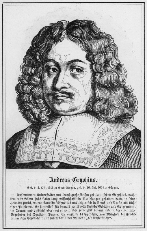 Andreas Gryphius (rytina) od German School