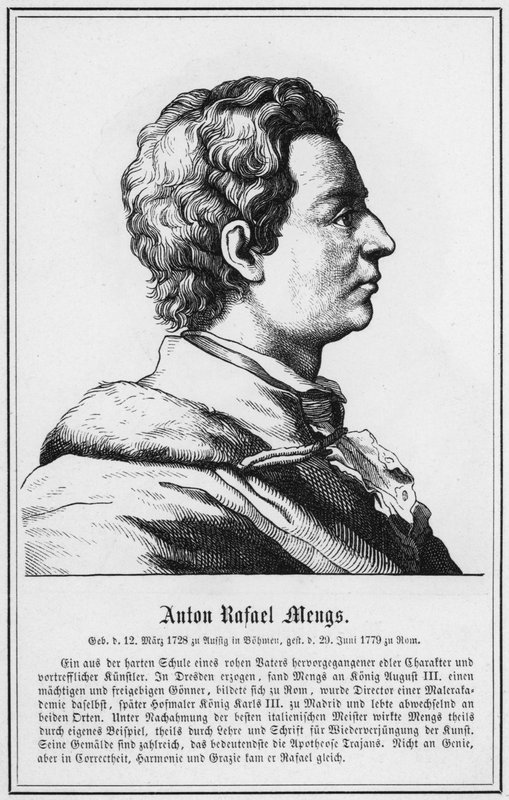 Anton Rafael Mengs (rytina) od German School