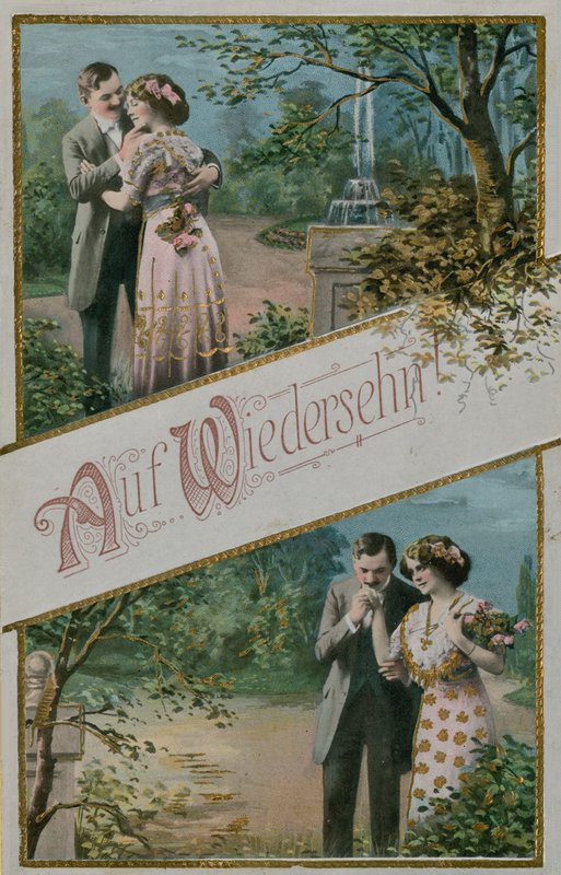 Přání na rozloučenou, 1913 od German School