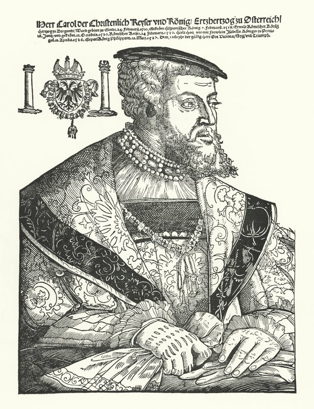Karel V., císař Svaté říše římské od German School