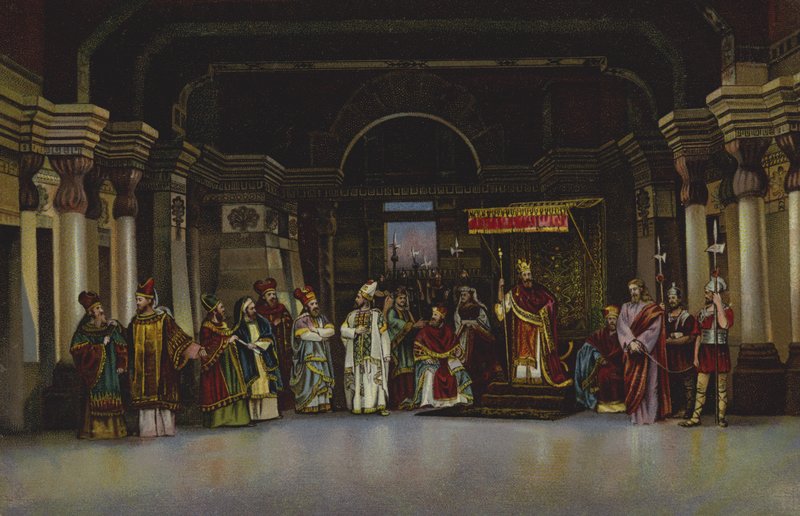 Kristus před Herodem od German School