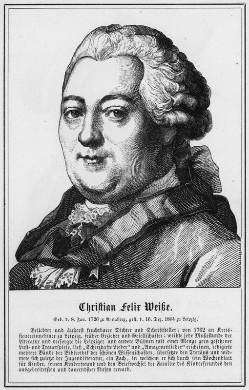 Christian Felix Weibe (rytina) od German School