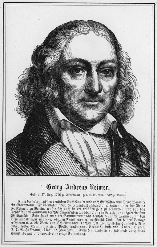 Georg Andreas Reimer (rytina) od German School