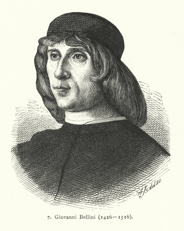 Giovanni Bellini , italský renesanční malíř (rytina) od German School