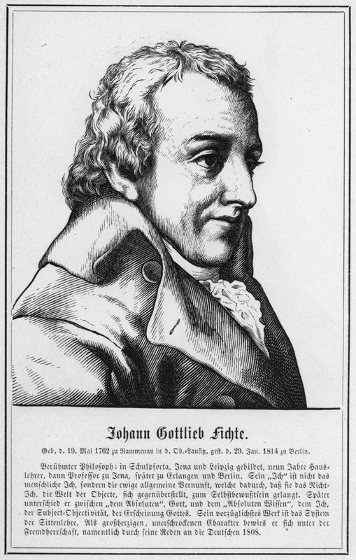Johann Gottlieb Fichte (rytina) od German School