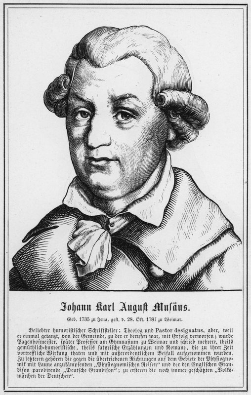 Johann Karl August Musaus (rytina) od German School