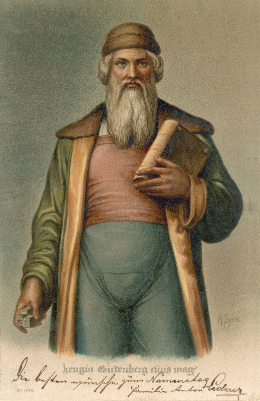 Johannes Gutenberg od German School