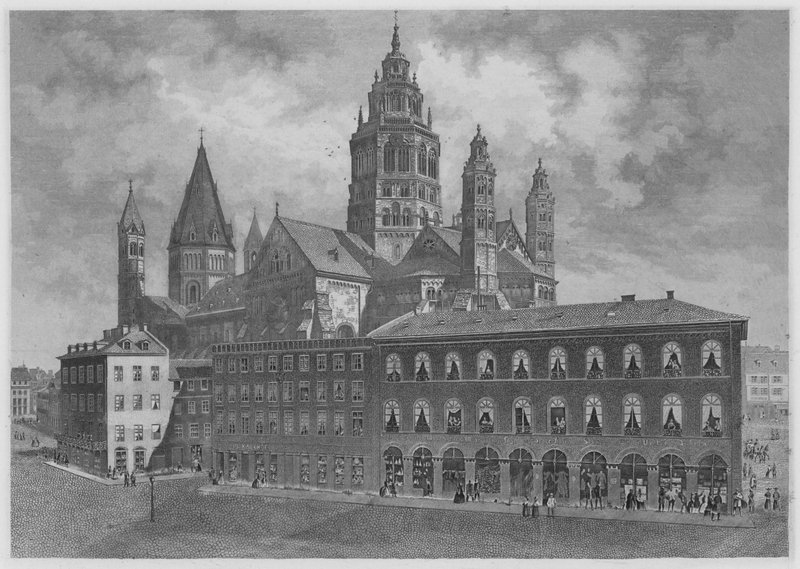Mainz (rytina) od German School