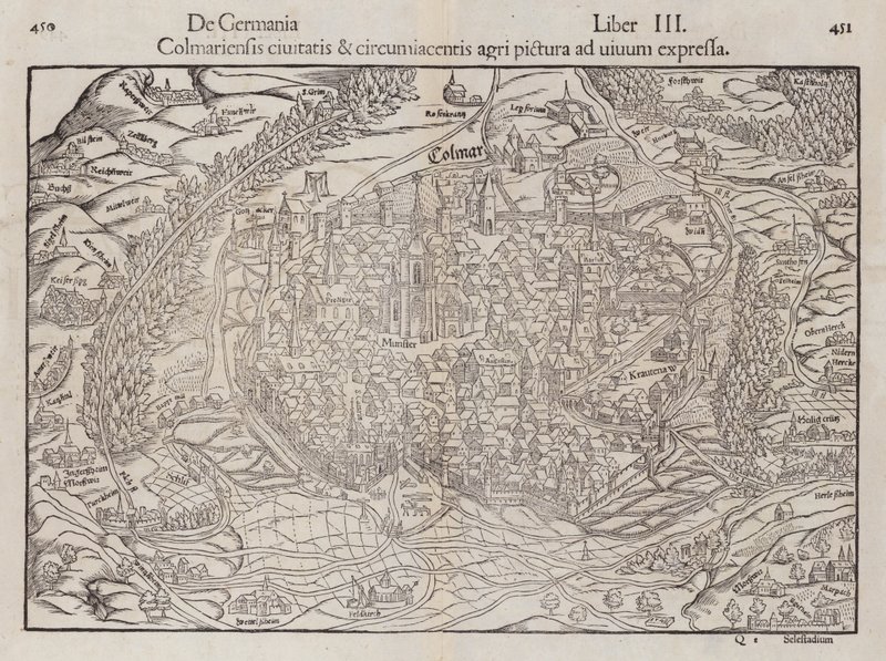 Mapa Colmar od German School