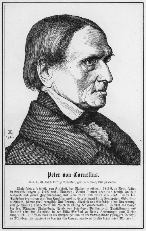 Peter von Cornelius (rytina) od German School