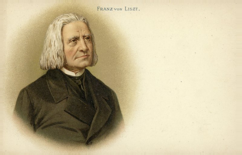 Portrét Franze Liszta od German School
